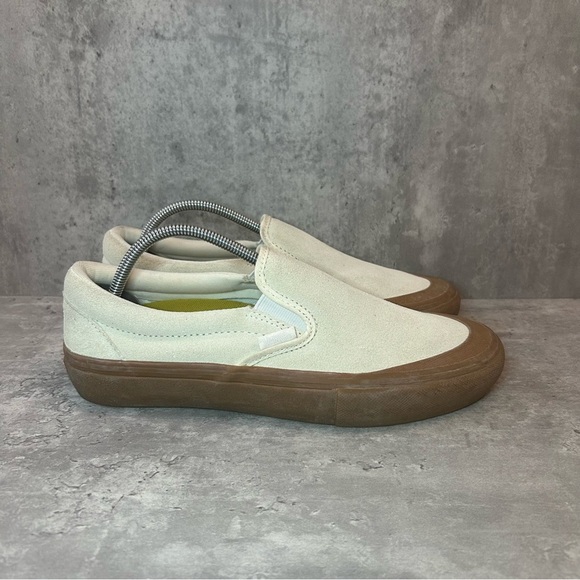 Vans Slip On UltraCush Sneakers Mens sz 7 - tan - Picture 1 of 7
